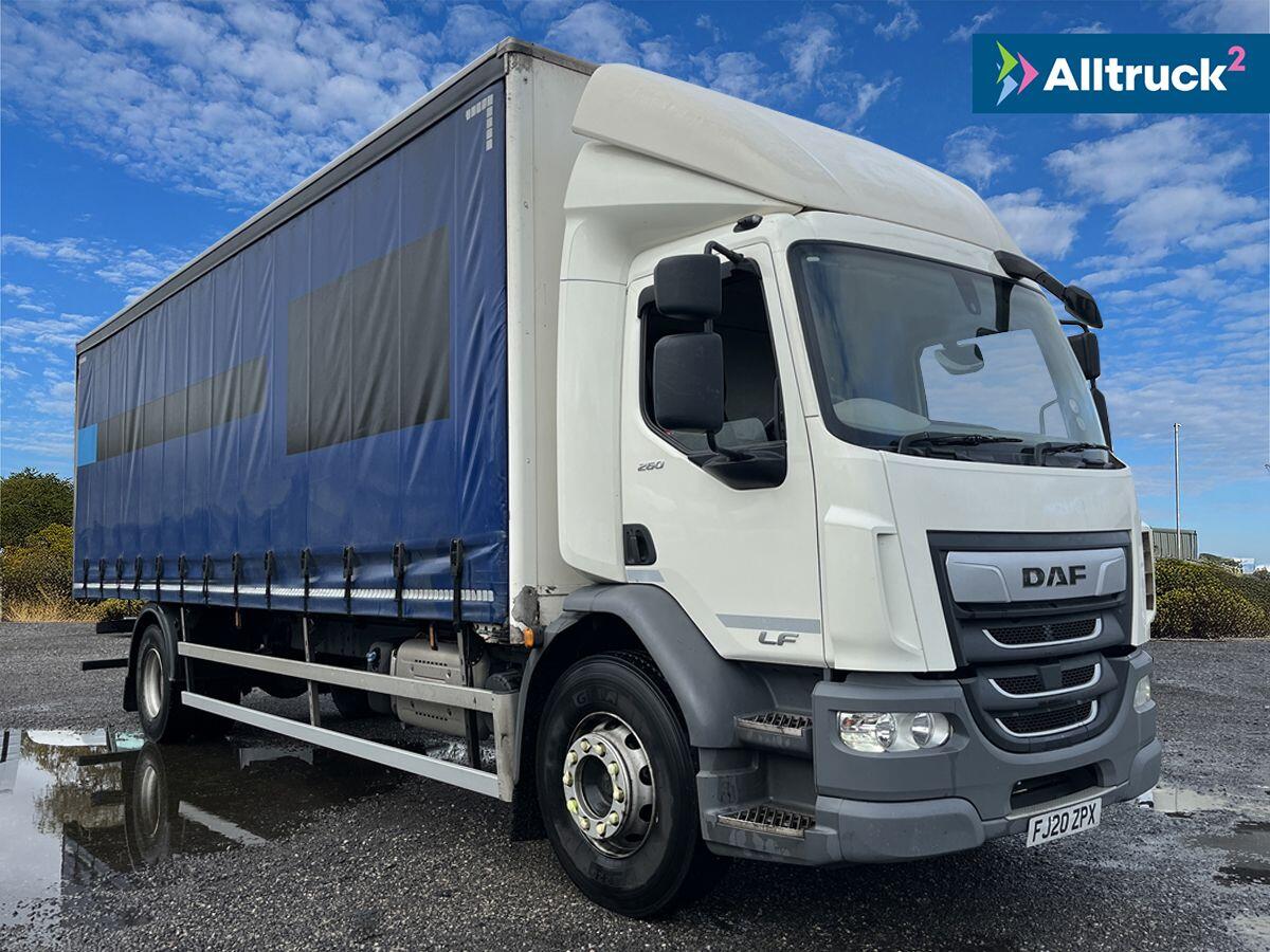 DAF LF 260 18T Curtain Side No Tail Lift FJ20ZPX